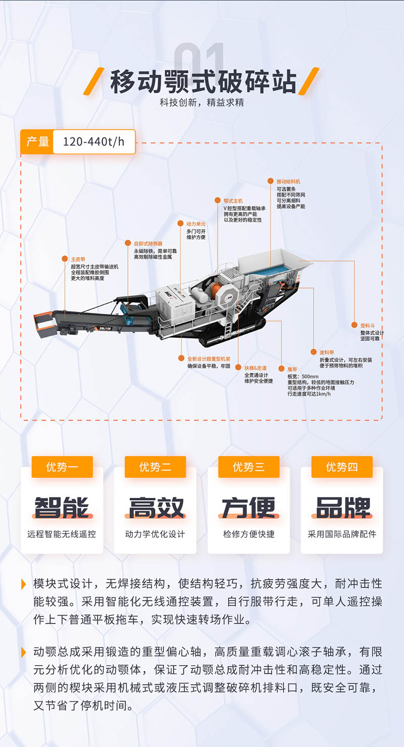 移动鄂式破碎机优势